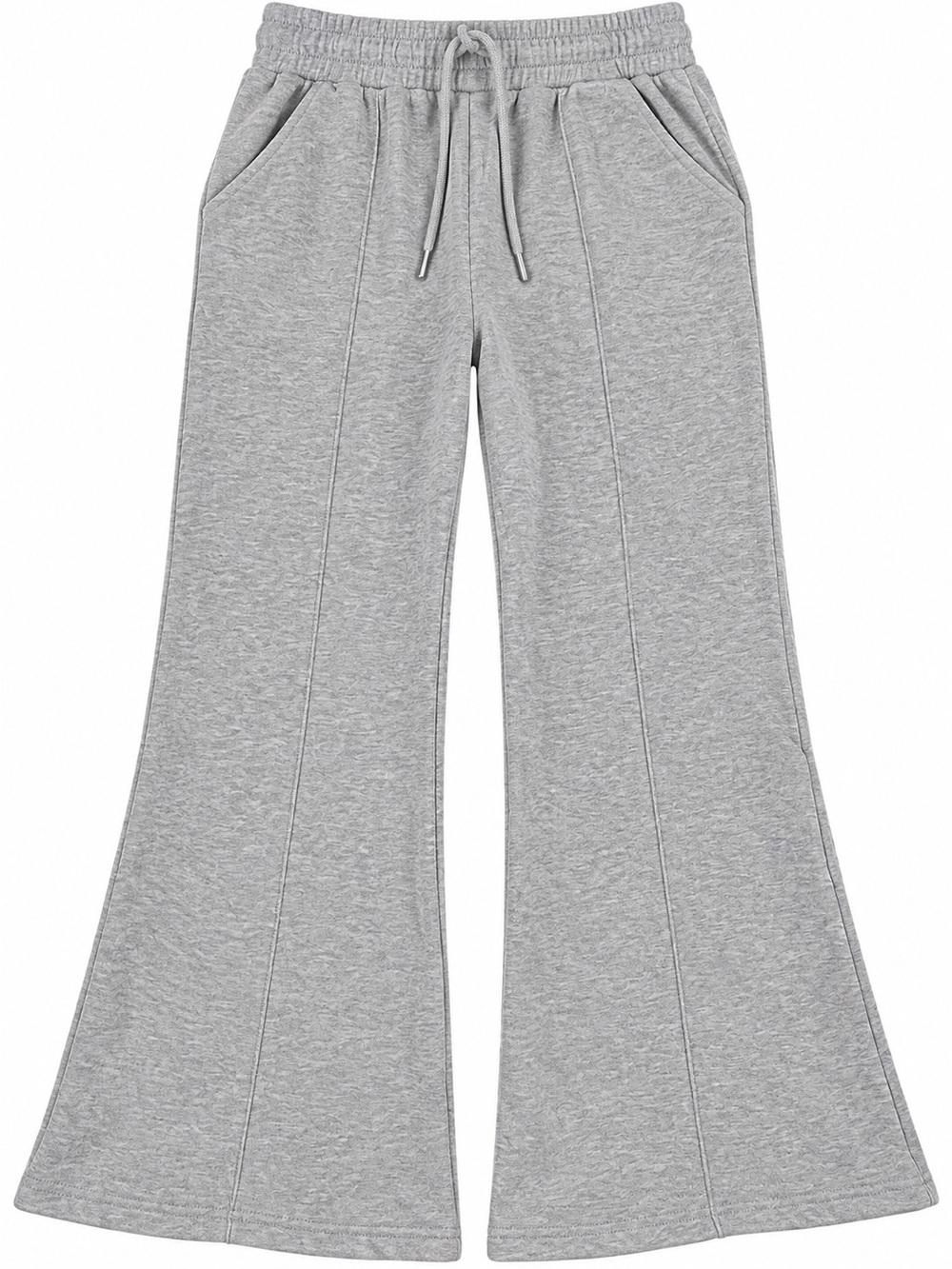 NWT Forever 21 Light Gray Flare Sweatpants with Drawstring